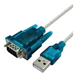 Cabo Adaptador Usb 2 0 Serial Conversor Rs232 Db9 9 Pinos