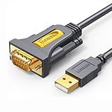 Cabo Adaptador USB A 2-0 Para DB9 RS-232 Macho 3M Preto Conexão Confiável Alta Performance Para Dispositivos Seriais Ideal Para Equipamentos De Rede E Automação