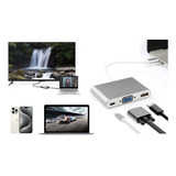 Cabo Adaptador Usb c Vga Para Macbook Air pro iMac mac Mini