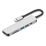 Cabo Adaptador Usb Tipo C Docker Hdmi 4k Usb 3 0 Dell Xps