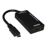 Cabo Adaptador V8 Micro Usb Para Hdmi Mhl Espelhamento Tv