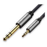 Cabo Audio P2 Para P10 Estereo Dj Fone Mesa Som 1 5m Vention