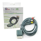 Cabo Av Audio E Video X box 360 Slims Arcade Fat