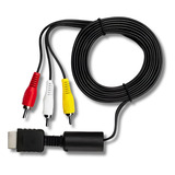 Cabo Av Áudio Vídeo 3rca X Ps1 Ps2 Ps3 Com 1 8m