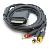 Cabo Av Audio Video Rca Compatível Com Xbox 360 Slim Arcade