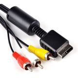 Cabo Av Audio Video Rca Para Playstation Ps1 Ps2 Ps3 1 8m