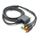 Cabo Av Rca Áudio Vídeo Para Xbox 360 Kp 5037