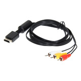 Cabo Av Rca Para Playstation 1 2 E 3 Ps1 Ps2 E Ps3