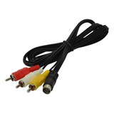Cabo Av Rca Para Sega Saturn Cabo 3 Cores Para Sega Saturn