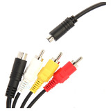 Cabo Av Rca S video Filmadora Compativel Com Sony Dcr dvd505