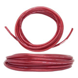 Cabo Bateria 6mm 5m 100 Puro Cobre Vermelho Automotivo