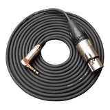 Cabo Câmera Dslr P2 90 Estereo P Xlr Fêmea Microfone 5m