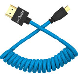 Cabo Camera Monitor Mola Espiral Hdmi X Micro hdmi 4k Hd