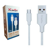 Cabo Carregador 2 Metros Para LG K52 Usb C Carregador Dados