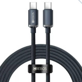 Cabo Carregador Celular Usb C Tipo C 2 Metros 100w Turbo Pro