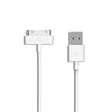 Cabo Carregador De 30 Pinos Compatível Com IPhone 4 4s 3G 3GS- IPad 1ª 2ª 3ª Geração- IPod Touch- IPod Nano- IPod Classsic USB Sync E Cabo De Carregamento -pacote Com 1-1
