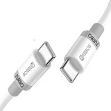 Cabo Carregador Hrebos Usb Celular Tipo C 3 Metros Turbo Reforçado Cor Branco