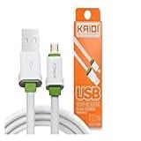 Cabo Carregador IPhone 8 Kaidi Original Turbo Usb Kd 305