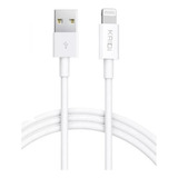 Cabo Carregador Kaidi Lightning Compatível Para iPhone Cor Branco