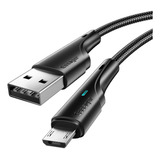 Cabo Carregador Micro Usb V8 Turbo 3a Essager 2 Metros