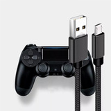 Cabo Carregador Para Controle Ps4 Micro Usb V8 2 Metros