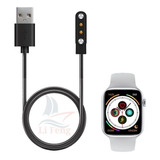 Cabo Carregador Para Iwo 12 Lite Usb Smartwatch W26 Hw16 L8