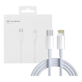 Cabo Carregador Turbo Tipo C P iPhone Lightning 2 Metros
