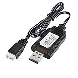 Cabo Carregador USB 7 4V 1A Com Conector XH 3P Para SCX24 RC Car Truck Rock Crawler FPV Drone Avião Barco Corrida Quadricóptero Helicóptero Airsoft Glider Drone Carregador De Bateria Lipo 7 4V 2S