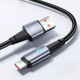 Cabo Carregador Usb tipo C Carreg Turbo 6a Transf Dados 1m