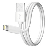Cabo Carregador Usb Turbo Compatível iPhone 11 12 13 14 Unlimited Empire Branco