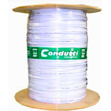 Cabo Coaxial 4mm Bipolar 2x26 Dupla Blindagem Cobre Anatel