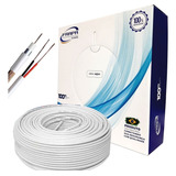 Cabo Coaxial 4mm Frapa Bipolar Com Dupla Blindagem 100mt