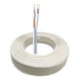 Cabo Coaxial Cftv Flexível 4mm Bipolar 2 Vias 80 100m Cc109