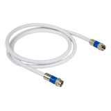 Cabo Coaxial Para Antena De Tv 2 Metros 2 Rg6 Crimpado