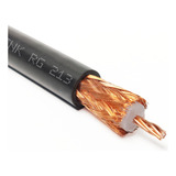 Cabo Coaxial Rg 213 50 Ohms 96 De Malha 20 Mts Flexível