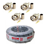 Cabo Coaxial Rg58 95 De Malha Kmp 15 Metros