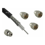Cabo Coaxial Rg58 95 De Malha Kmp 20 Metros 3 Uhf Macho