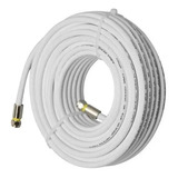 Cabo Coaxial Rg6 75ohm 95 Malha Antena tv 30mts C Conector