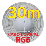 Cabo Coaxial Rg6 Malha 80