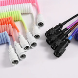Cabo Coiled Teclado Mecânico Usb Tipo C Conector Aviador
