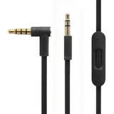 Cabo Compatível Para Fone Beats Solo Studio Mixr Pro Cor Preto