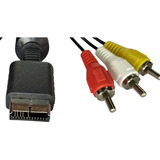 Cabo Componente Áudio E Vídeo 3 Vias Playstation Ps2 Ps1 Ps3