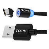 Cabo Conector Magnético Tipo C 3 Pecas