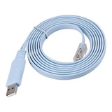 Cabo Console Usb Rj45 Azul Terminal Switch Roteador Cisco