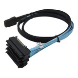 Cabo Controladora Mini Sas Sff 8087 Para 4x Portas Sff 8482