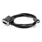 Cabo Conversor Hdmi Macho Para Vga Macho 1.80 Metros Banhado