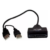 Cabo Conversor Ssd Hd Sata Notebook 2 5 Pc 3 5 Para Usb 2 0