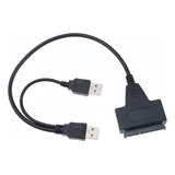 Cabo Conversor Ssd Hd Sata Notebook 2 5 Pc 3 5 Usb 2 0 Duplo