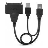 Cabo Conversor Ssd Hd Sata Notebook 2 5 Pc 3 5 Usb 2 0 Duplo