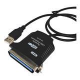 Cabo Conversor Usb Paralelo Db36 Lpt Impressora Lx300 36 Pin